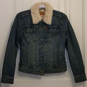 Levi's Denim Sherpa Jacket